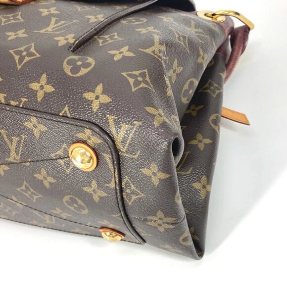 LOUIS VUITTON M40579 Monogram Oramp Tote Bag Flap Shoulder Bag Brown/purple - Picture 3 of 14